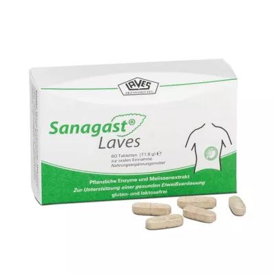SANAGAST Laves tabletter, 60 stk