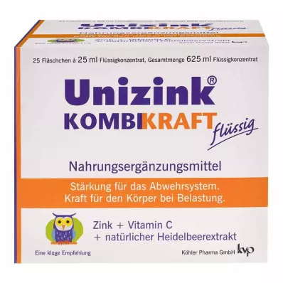 UNIZINK Kombikraft, 25X25 ml UNIZINK Kombikraft, 25X25 ml