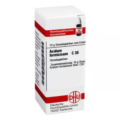 ACIDUM FORMICICUM C 30 kugler, 10 g