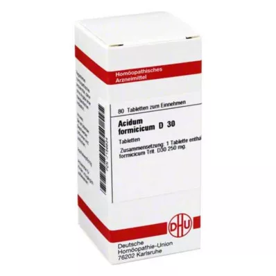 ACIDUM FORMICICUM D 30 tabletter, 80 kapsler