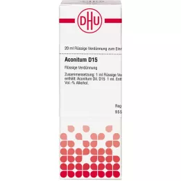 ACONITUM D 15 fortynding, 20 ml