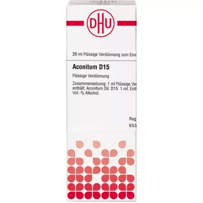ACONITUM D 15 fortynding, 20 ml
