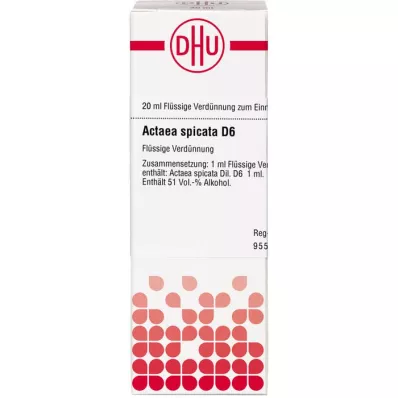 ACTAEA SPICATA D 6 fortynding, 20 ml