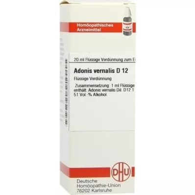 ADONIS VERNALIS D 12 fortynding, 20 ml