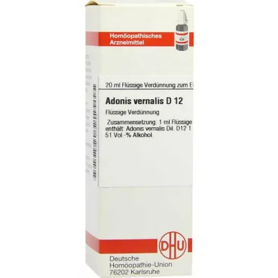 DHU Adonis vernalis D 12 Fortynding, 20 ml
