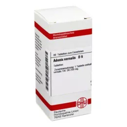 ADONIS VERNALIS D 6 tabletter, 80 kapsler