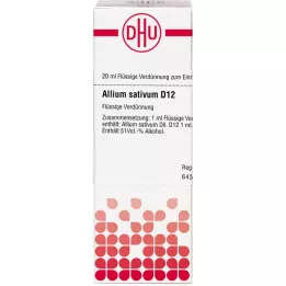 ALLIUM SATIVUM D 12 fortynding, 20 ml