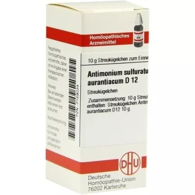 ANTIMONIUM SULFURATUM aurantiacum D 12 kugler, 10 g