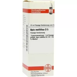 APIS MELLIFICA D 5 fortynding, 20 ml