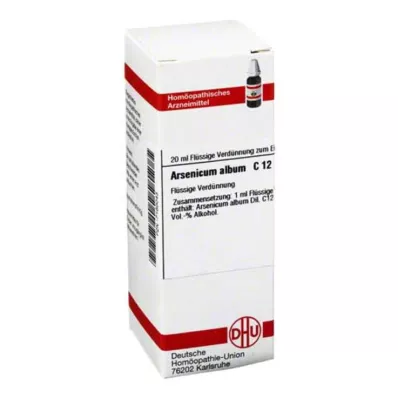 ARSENICUM ALBUM C 12 fortynding, 20 ml