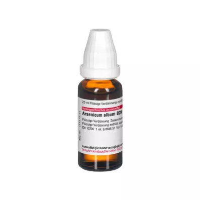 ARSENICUM ALBUM D 200 fortynding, 20 ml