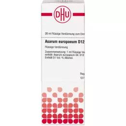 ASARUM EUROPAEUM D 12 fortynding, 20 ml