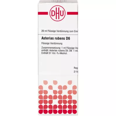 ASTERIAS RUBENS D 6 fortynding, 20 ml