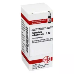 BISMUTUM SUBNITRICUM D 12 kugler, 10 g