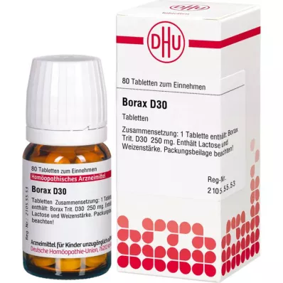 BORAX D 30 tabletter, 80 kapsler