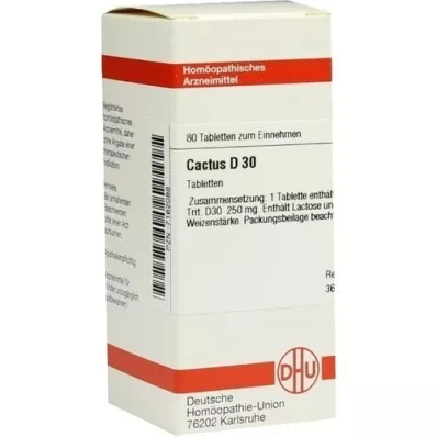 CACTUS D 30 tabletter, 80 kapsler
