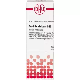 CANDIDA ALBICANS D 30 fortynding, 20 ml