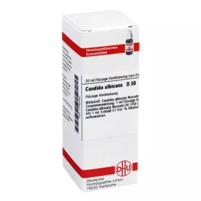 DHU Candida albicans D 30 Fortynding, 20 ml DHU Candida albicans D 30 Fortynding, 20 ml