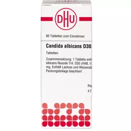 CANDIDA ALBICANS D 30 tabletter, 80 kapsler