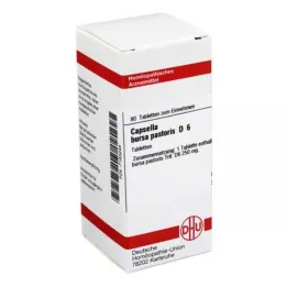CAPSELLA BURSA pastoris D 6 tabletter, 80 stk