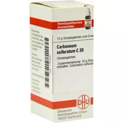 DHU Carboneum sulfuratum C 30 kugler, 10 g