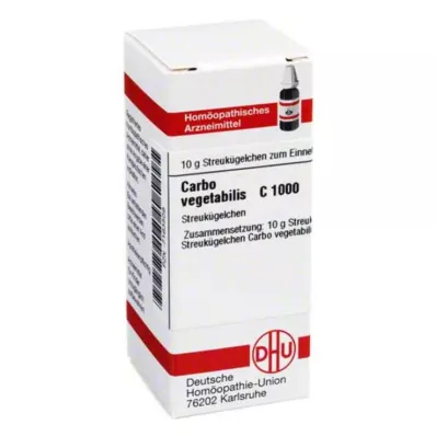 DHU Carbo vegetabilis C 1000 kugler, 10 g