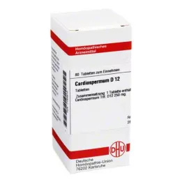CARDIOSPERMUM D 12 tabletter, 80 kapsler