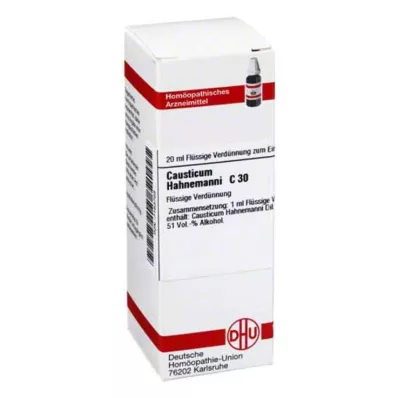 CAUSTICUM HAHNEMANNI C 30 fortynding, 20 ml