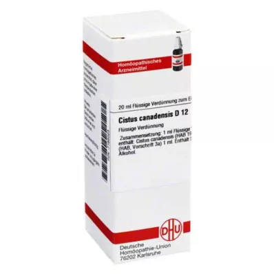 CISTUS CANADENSIS D 12 fortynding, 20 ml