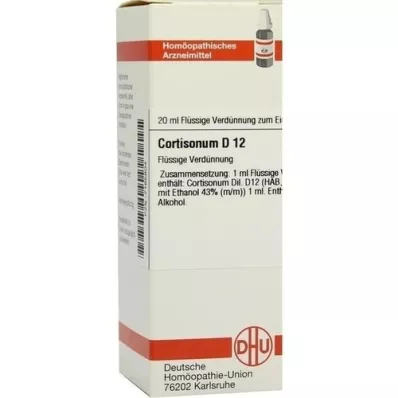 CORTISONUM D 12 fortynding, 20 ml