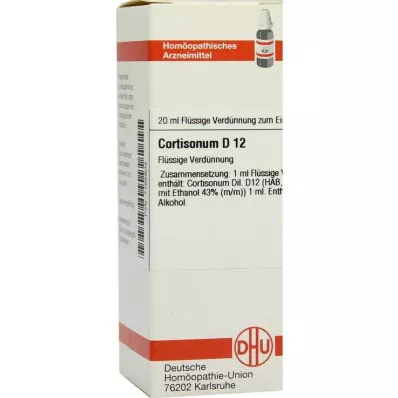 DHU Cortisonum D 12 Fortynding, 20 ml