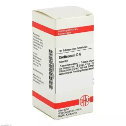 CORTISONUM D 6 tabletter, 80 kapsler