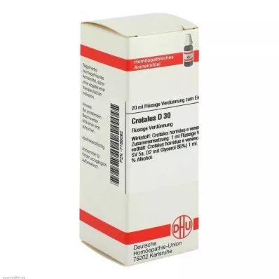 DHU Crotalus D 30 Fortynding, 20 ml