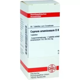 CUPRUM ARSENICOSUM D 8 tabletter, 80 kapsler