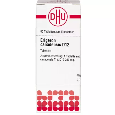 ERIGERON CANADENSIS D 12 tabletter, 80 kapsler