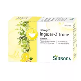 SIDROGA Wellness ingefær-citron te filterpose, 20X2,0 g