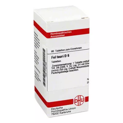 Fel Tauri D6 tabletter (80 stk.)