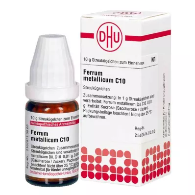 Ferrum Metallicum C10 kugler (10 g)