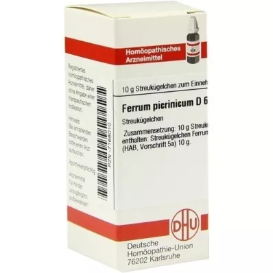 FERRUM PICRINICUM D 6 kugler, 10 g