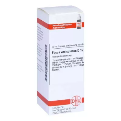 FUCUS VESICULOSUS D 12 fortynding, 20 ml