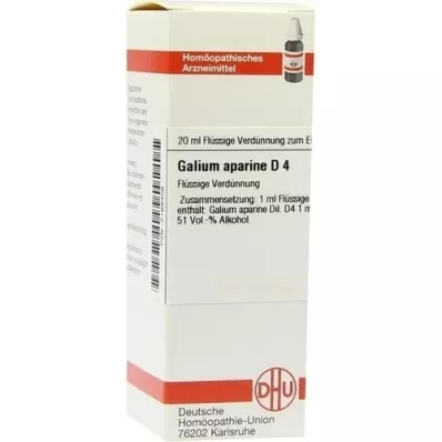 GALIUM APARINE D 4 fortynding, 20 ml