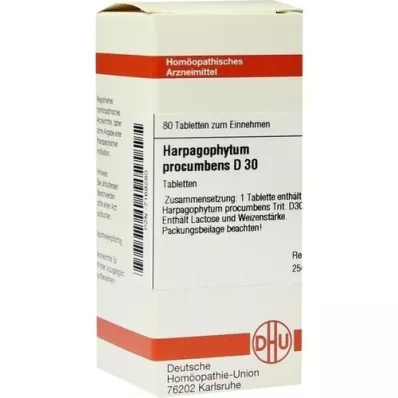 HARPAGOPHYTUM PROCUMBENS D 30 tabletter, 80 kapsler