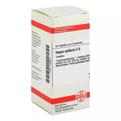Hepar Sulfuris C6 tabletter (80 stk.)
