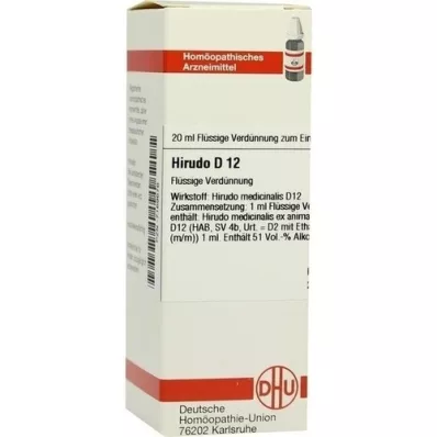 HIRUDO D 12 fortynding, 20 ml