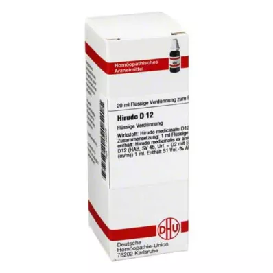 HIRUDO D 12 fortynding, 20 ml