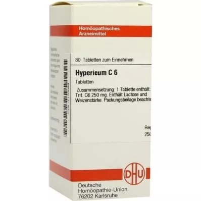 HYPERICUM C 6 tabletter, 80 kapsler