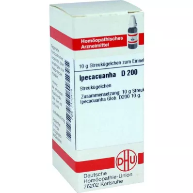 DHU Ipecacuanha D 200 kugler, 10 g DHU Ipecacuanha D 200 kugler, 10 g