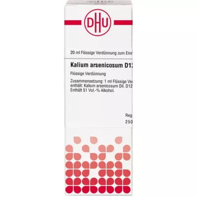 KALIUM ARSENICOSUM D 12 fortynding, 20 ml