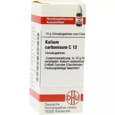 KALIUM CARBONICUM C 12 kugler, 10 g