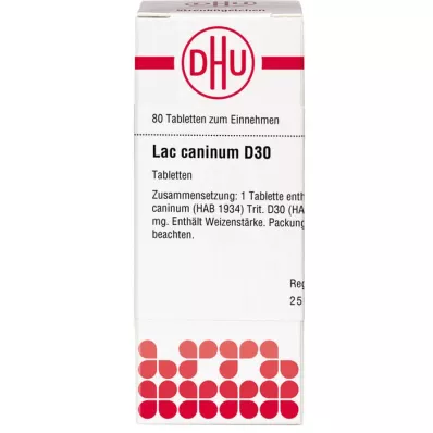 LAC CANINUM D 30 tabletter, 80 kapsler